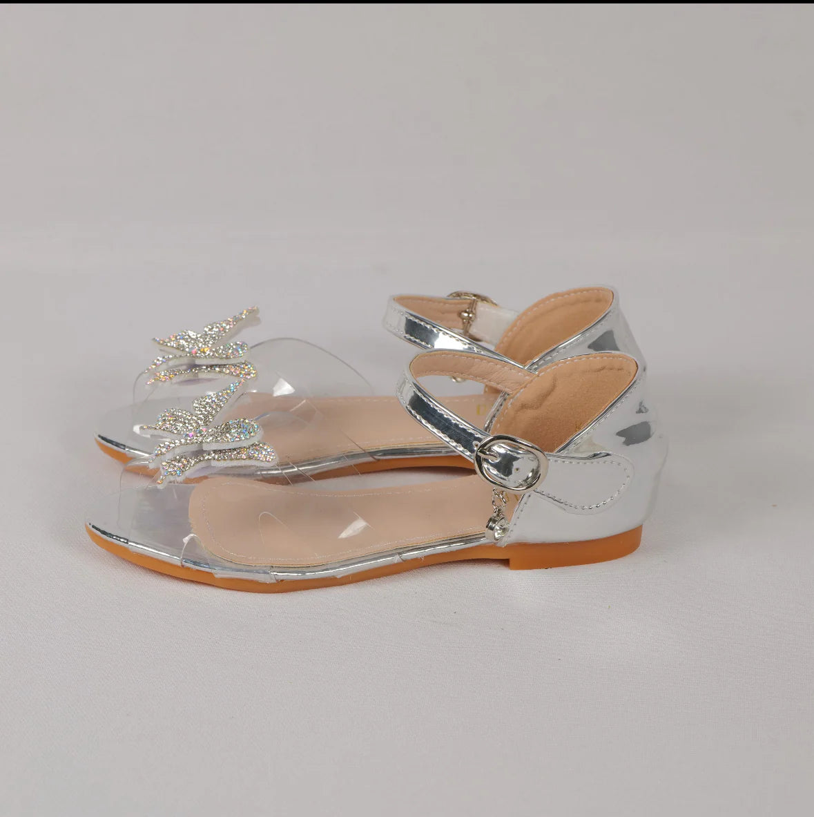 Silver Butterfly Clear Bellies